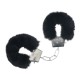 ALGEMAS COM PELUCHE CLASSIC FLUFFY PRETO OUCH!