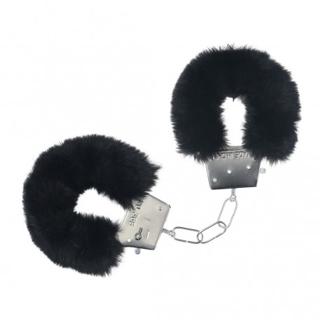 ALGEMAS COM PELUCHE CLASSIC FLUFFY PRETO OUCH!