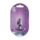 PLUG ANAL SMOOTH SILICONE SMALL 2.6 /6,5 CM METALLIC PURPLE OUCH!