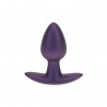 PLUG ANAL SMOOTH SILICONE SMALL 2.6 /6,5 CM METALLIC PURPLE OUCH!