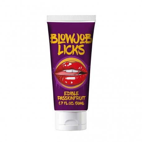 GEL PARA SEXO ORAL COM SABOR A MARACUJÁ BLOW JOB LICKS 1.7 FL OZ/ 50 ML PHARMQUESTS