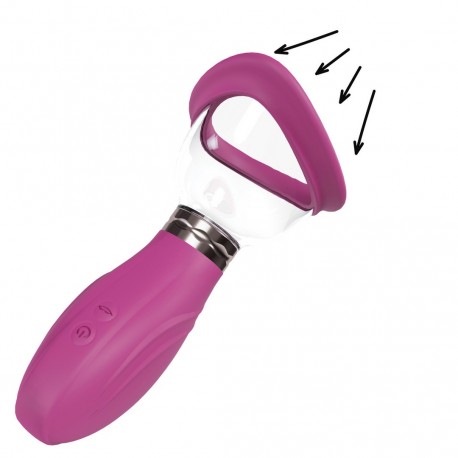 BOMBA PARA VULVA E SEIOS DELIGHTFUL ROSA PUMPED 