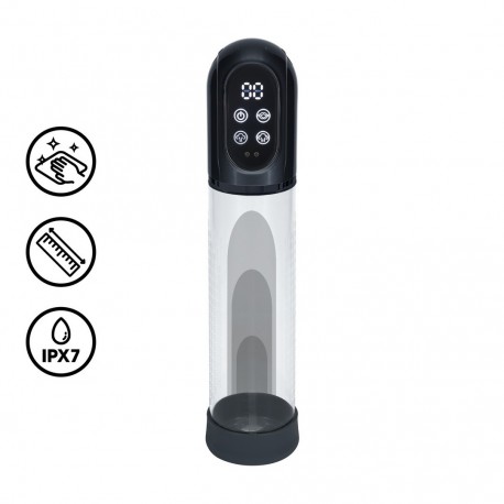 BOMBA PARA O PÉNIS AUTOMÁTICA E MASTURBADOR ENGAGE GUN METAL PUMPED