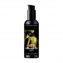 ÓLEO DE MASSAGEM BEIJÁVEL SAFFRON 3 FL OZ /100 ML PHARMQUESTS