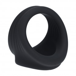 ANEL PARA O PÉNIS E TESTÍCULOS PRETO LEVELZ 