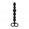 SONDA ANAL COM PÉROLAS EM FORMA DE COBRA E LAÇO PRETO LEVELZ 