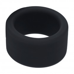 EXTENSOR DE TESTÍCULOS EM SILICONE LÍQUIDO M  34MM PRETO LEVELZ