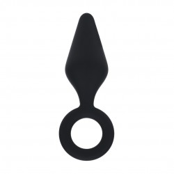 PLUG ANAL DE SILICONE M PRETO LEVELZ