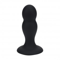 PLUG ANAL DE SILICONE LÍQUIDO DOBLE RATTER M PRETO LEVELZ