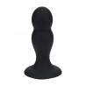 PLUG ANAL DE SILICONE LÍQUIDO DOBLE RATTER M PRETO LEVELZ
