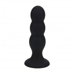 PLUG ANAL DE SILICONA LÍQUIDO TRI RATTLE L PRETO LEVELZ