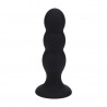 PLUG ANAL DE SILICONA LÍQUIDO TRI RATTLE L PRETO LEVELZ