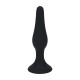 PLUG ANAL DE SILICONA SLIM S PRETO LEVELZ