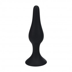 PLUG ANAL DE SILICONA SLIM XL PRETO LEVELZ