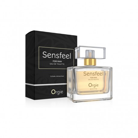 PERFUME COM FEROMONAS SENSFEEL FOR MEN ORGIE