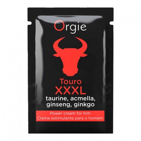 SAQUETA DE CREME ESTIMULANTE TOURO XXXL 2ML ORGIE