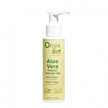 GEL LUBRIFICANTE À BASE DE ÁGUA BIO ALOE VERA 100ML ORGIE