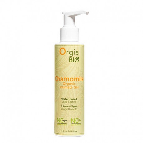 GEL LUBRIFICANTE À BASE DE ÁGUA BIO CHAMOMILE 100ML ORGIE