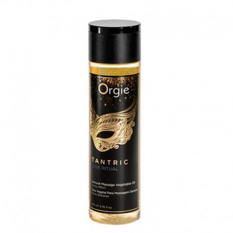 ÓLEO D MASSAGEM COM EFEITO BRILHANTE TANTRIC LOVE RITUAL 7 FL OZ 200ML ORGIE