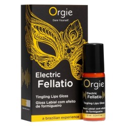 GLOSS COM EFEITO VIBRATÓRIO ELECTRIC FELLATIO 10ML ORGIE