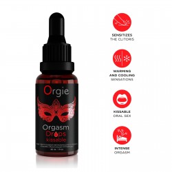 GOTAS BEIJÁVEIS ORGASM DROPS KISSABLE 30ML ORGIE