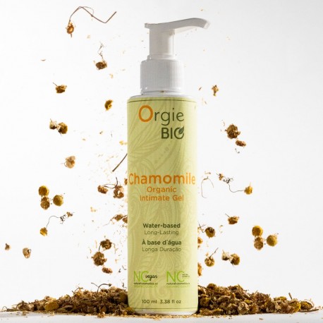 GEL LUBRIFICANTE À BASE DE ÁGUA BIO CHAMOMILE 100ML ORGIE