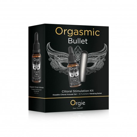 KIT DE ESTIMULAÇÃO CLITORIANA ORGASMIC BULLET ORGIE 30ML
