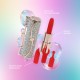 VIBRADOR COM 4 ACESSÓRIOS SPARKLE LIPSTICK IRIDESCENT LOVELINE