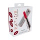 VIBRADOR COM 4 ACESSÓRIOS SPARKLE LIPSTICK IRIDESCENT LOVELINE