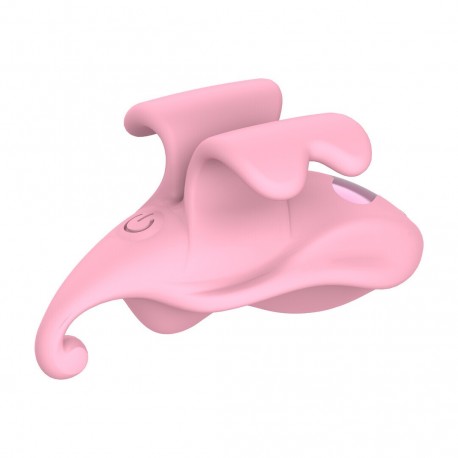 VIBRADOR DE DEDO FINGER DUAL ROSA LOVELINE