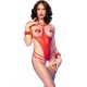 BODY COM ALGEMAS CR-4874 VERMELHO CHILIROSE