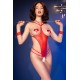 BODY COM ALGEMAS CR-4874 VERMELHO CHILIROSE