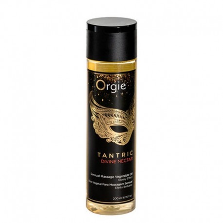 ÓLEO DE MASSAGEM COM EFEITO BRILHANTE TANTRIC DIVINE NECTAR 200ML ORGIE