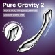 DILDO EM METAL PURE GRAVITY 2 SATISFYER