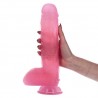 DILDO REALISTA BRUTO 31,5 CM ROSA MADE IN ITALY 