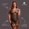 VESTIDO COM LIGUEIROS LOLA STRAPPY TAMANHO QUEEN LE DÉSIR 