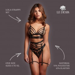 CONJUNTO DE 2 PEÇAS LOLA STRAPPY SET LE DÉSIR 