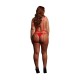 ARNÊS CORPORAL STUPID CUPID HEART TAMANHO QUEEN VERMELHO LE DÉSIR