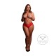 ARNÊS CORPORAL STUPID CUPID HEART TAMANHO QUEEN VERMELHO LE DÉSIR
