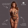 ARNÊS CORPORAL E TAPA MAMILOS LUXE LE DÉSIR 