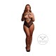 OLYMPIA - CROTCHLESS BODY - QUEEN SIZE - BLACK