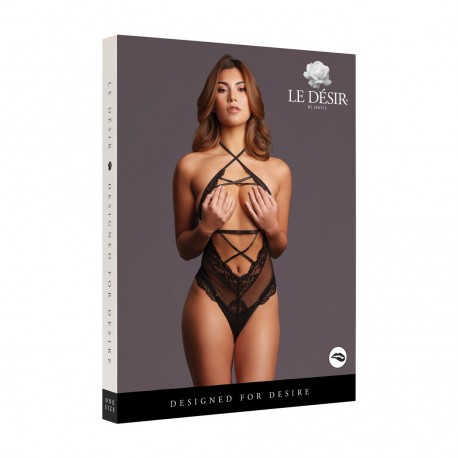 OLYMPIA - CROTCHLESS BODY - ONE SIZE - BLACK