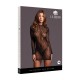 ROXY - SEXY LEOPARD MESH CHEEKY DRESS - ONE SIZE - BLACK