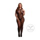 MATILDA - LACE BODYSTOCKING - QUEEN SIZE - BLACK