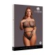 MELIA - OPEN WORK SET - QUEEN SIZE - BLACK