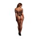 MELIA - OPEN WORK SET - ONE SIZE - BLACK