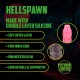 DILDO MONSTER EM SILICONE HELLSPAWN VERMELHO/PRETO OUCH!