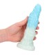 DILDO MONSTER EM SILICONE VEIN MASTER BRANCO/AZUL OUCH!