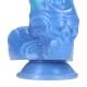 DILDO MONSTER EM SILICONE DEEP SEA HYDRA AZUL OUCH!
