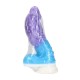 DILDO MONSTER EM SILICONE GALACTIC HYDRA ROXO/AZUL OUCH!